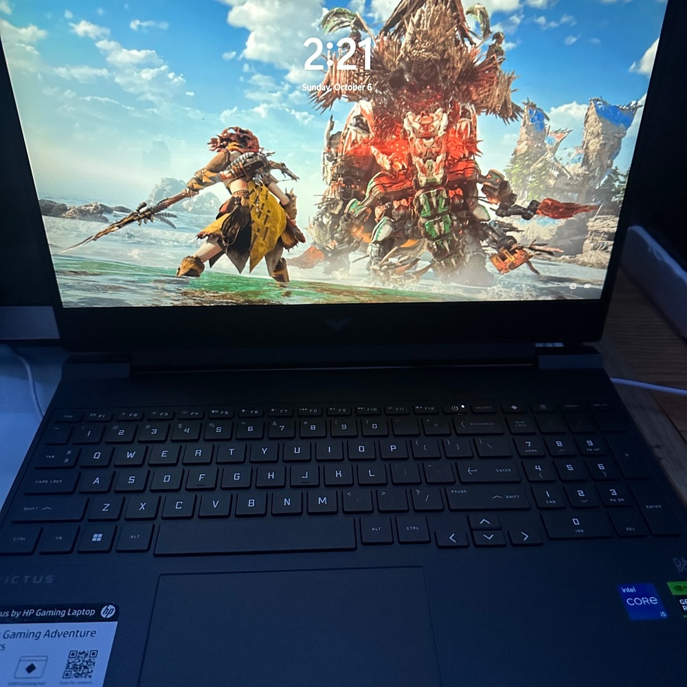 HP VICTUS 15.6 gaming laptop 32GB RAM AND 8GB VRAM RTX 4060